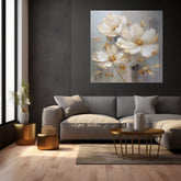 Cvetlični svet na platnu Užitek za vaše čute 80x80 cm